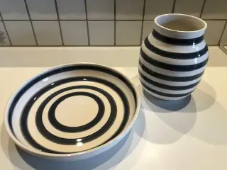 Kähler OMAGGIO med grå/antracit striber.