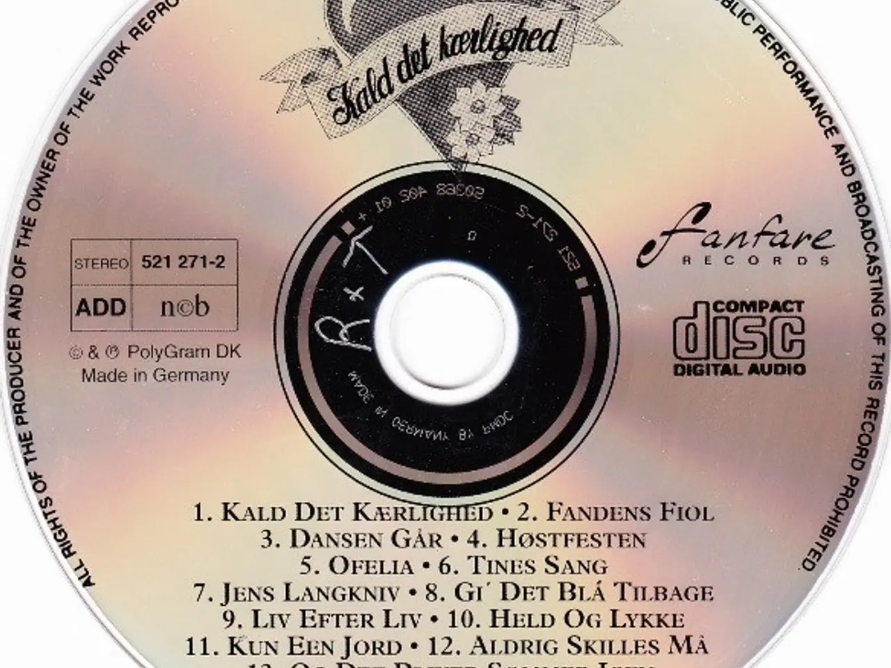 Billede 3 - Lars Lilholt – Kald Det Kærlighed – CD