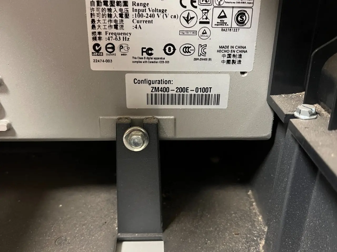 Billede 12 - Zebra ZM400 200E-0100T Thermal Label Printer 203