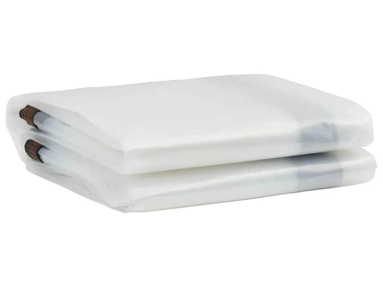 Billede 3 - Klar presenning med øjer 3 x 5 m - polyethylen, transparent