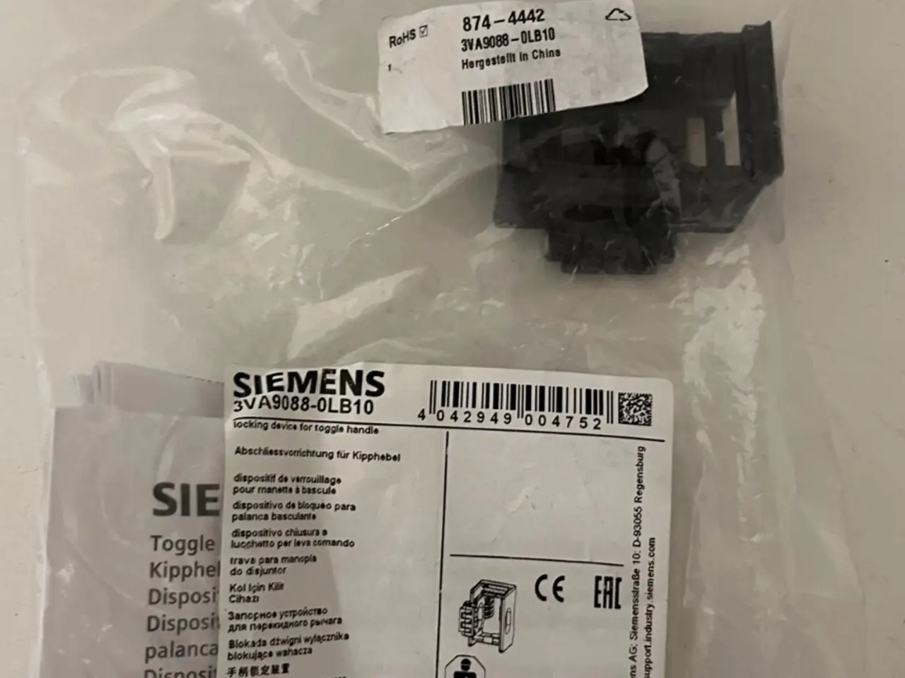 Billede 1 - Siemens 5TA9088-0LB10 Toggle Locking Device - ny