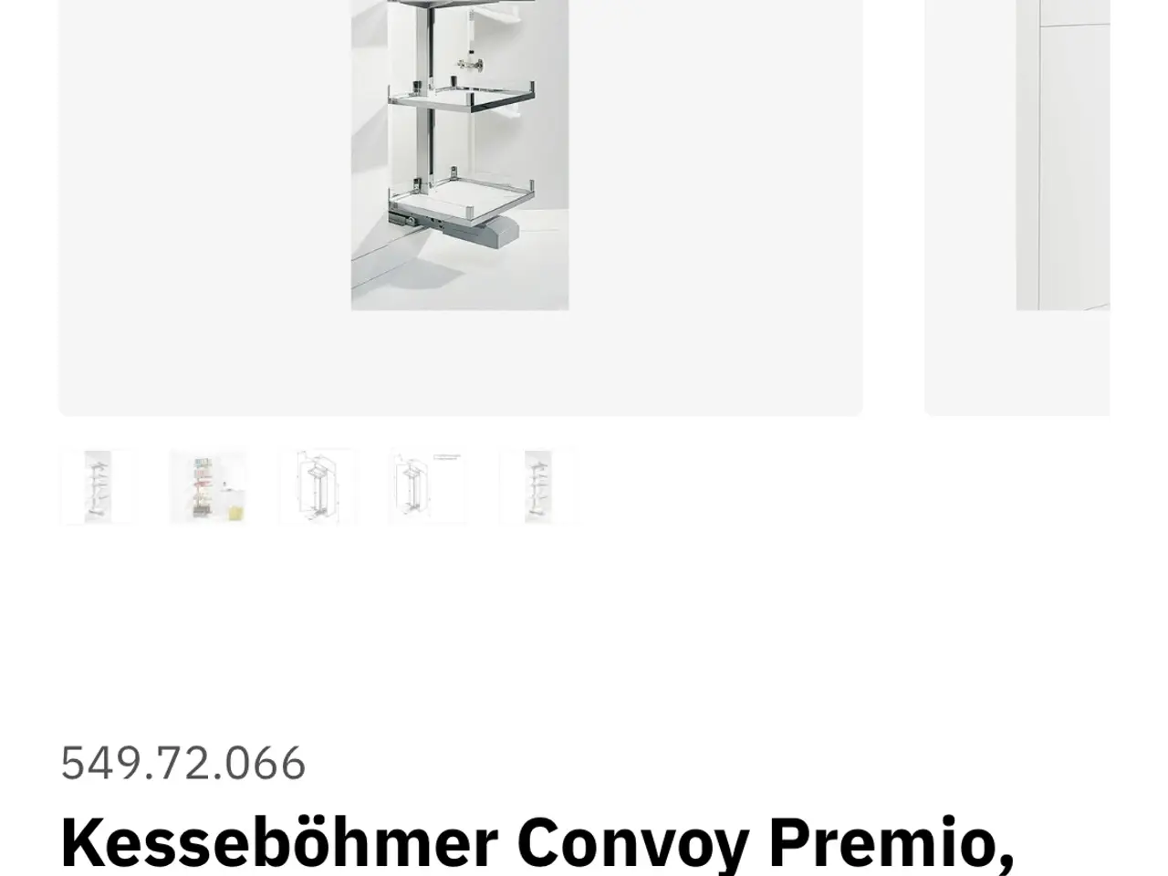 Billede 5 - Convoy Lavido udtræk 60 cm - ubrugt
