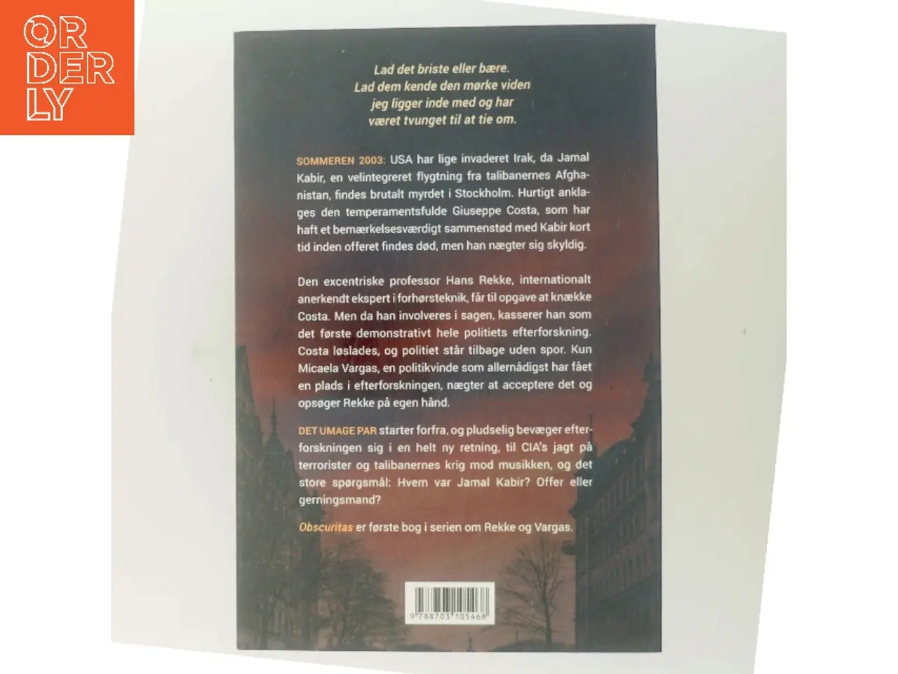 Billede 3 - Obscuritas af David Lagercrantz (Bog)