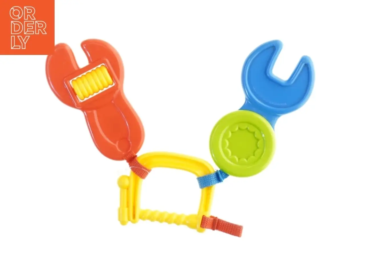Billede 3 - Babylegetøj i form af værktøj fra Fisher-Price (str. 12x6,5 cm)