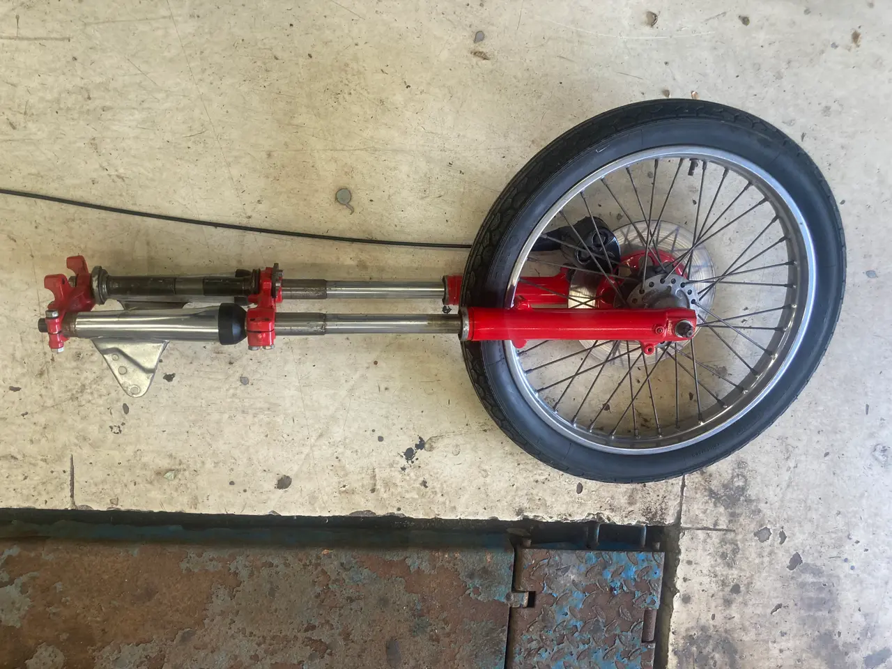 Billede 4 - forgaffel med 18"hjul og bremser 