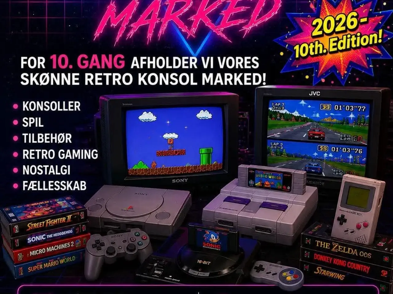 Billede 1 - Så er det på lørdag der er Retro konsol marked.