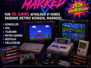 Så er det på lørdag der er Retro konsol marked.