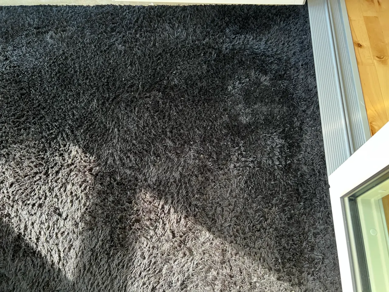 Billede 3 - Sort tæppe 145x200 cm