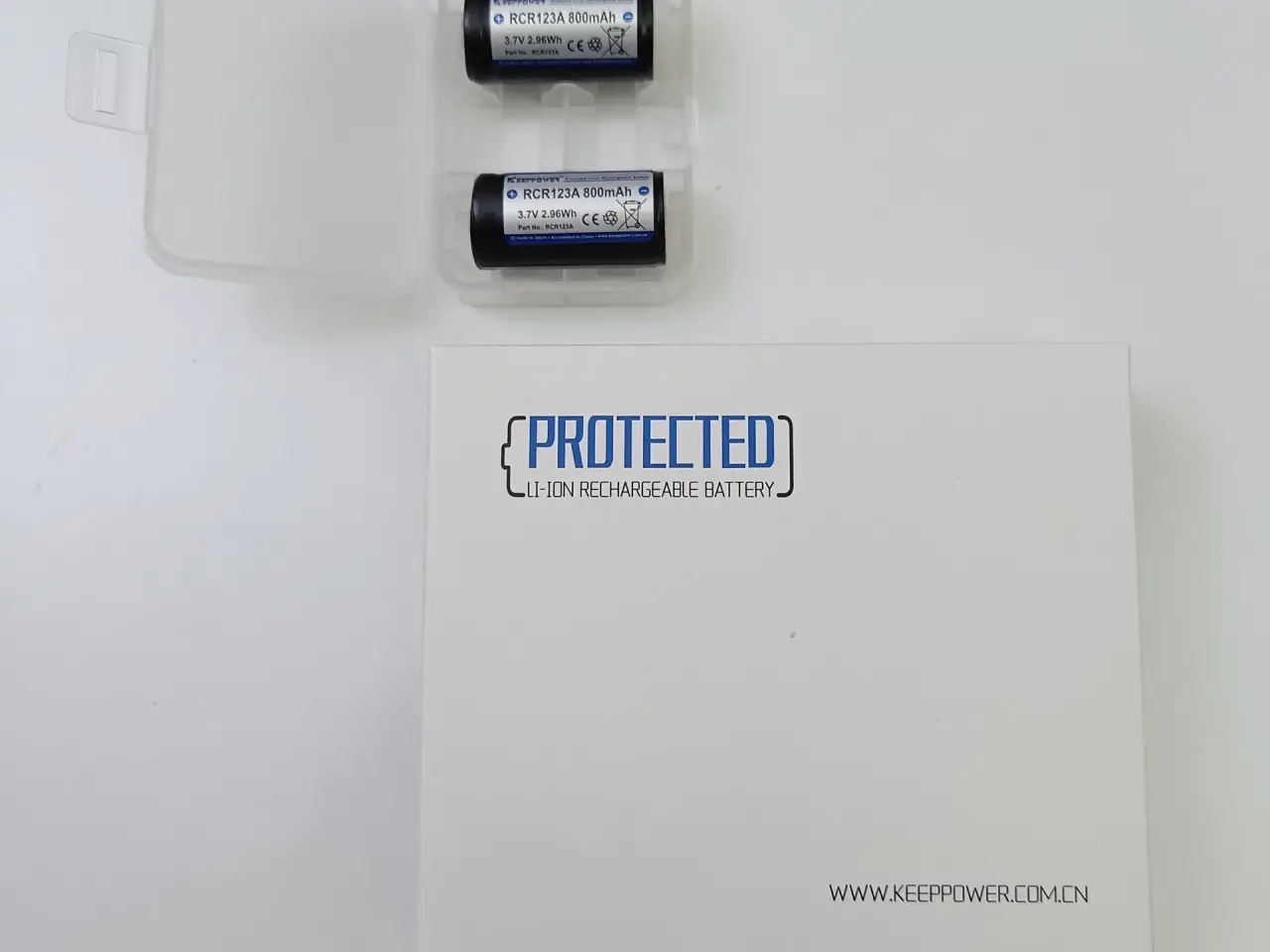 Billede 6 - NY! 2 x 16340 3.7V 800mAh Genopladelige LiCo (ICR)