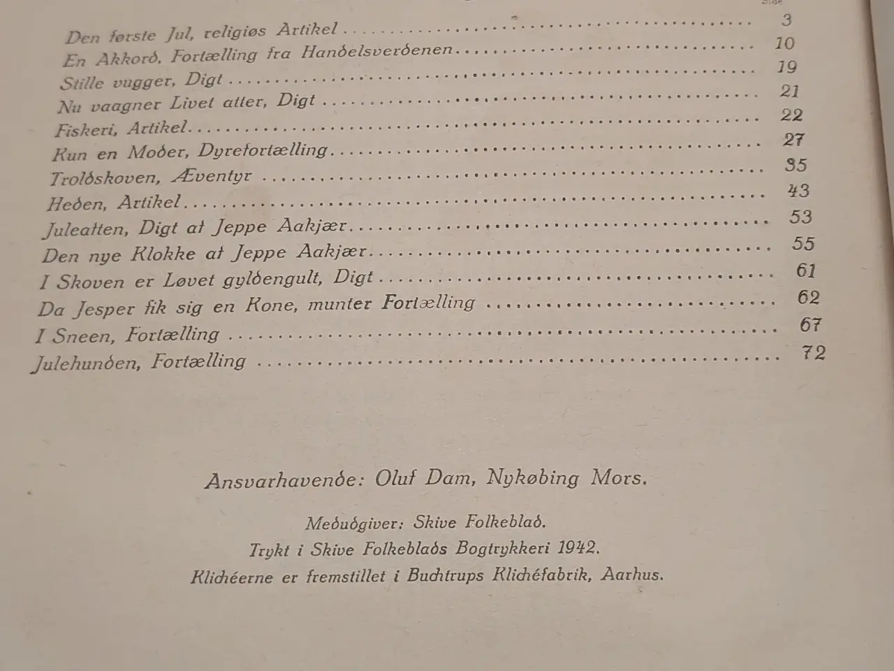 Billede 3 - 2 julehæfter fra 1942: Jul og Barnets Jul.