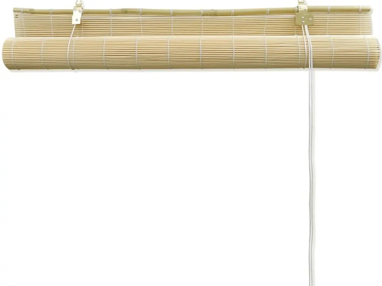 Billede 3 - Bambusrullegardin 120 x 160 cm - naturlig bambus