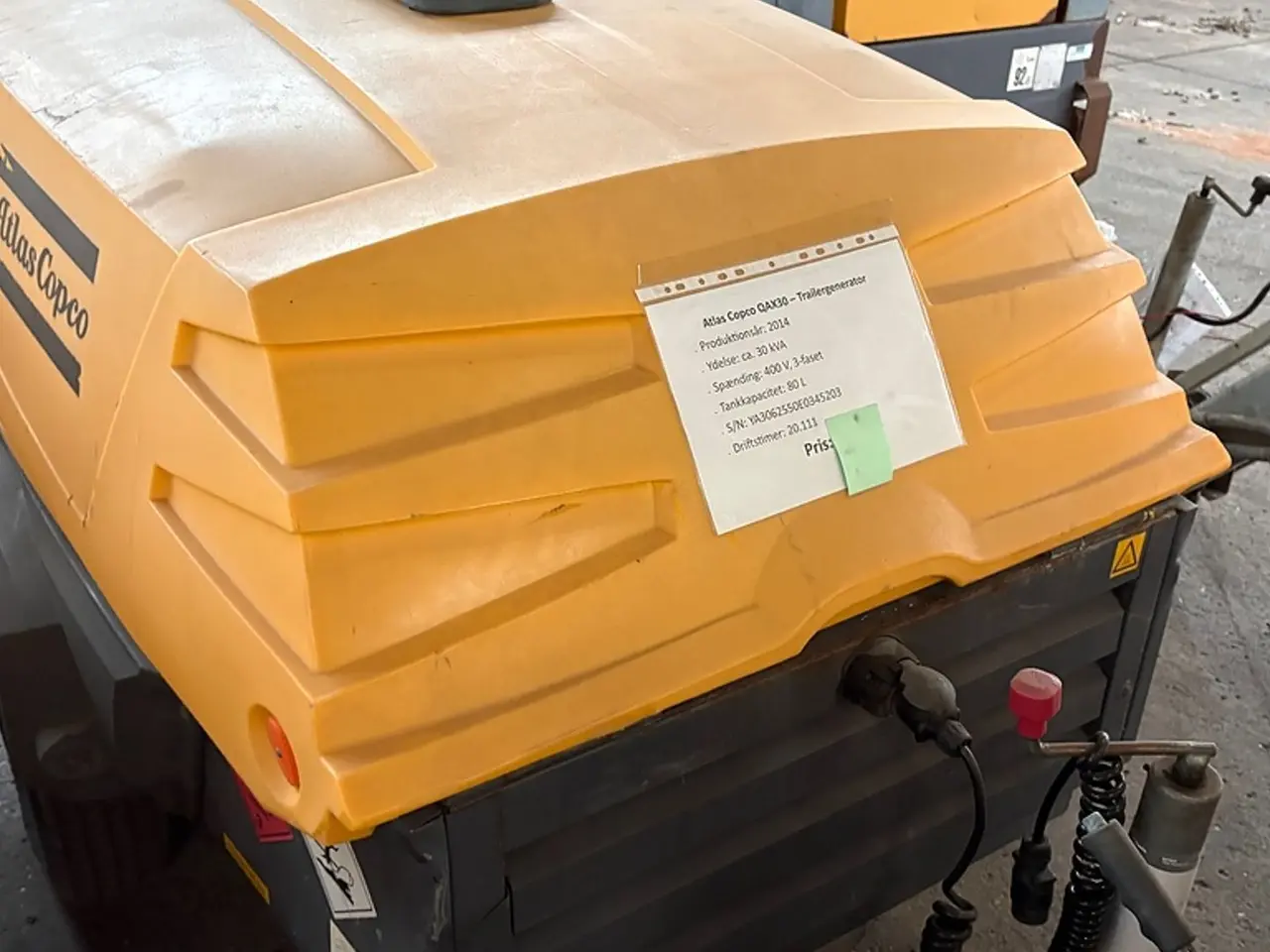 Billede 2 - Atlas Copco QAX30, 30 kVA
