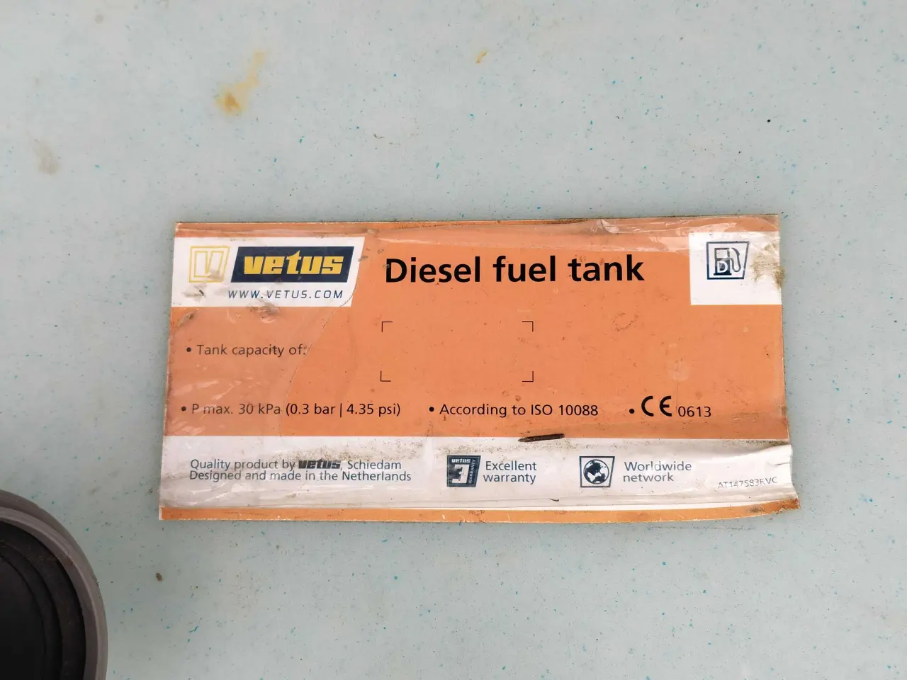 Billede 2 - Vetus Diesel tanke 