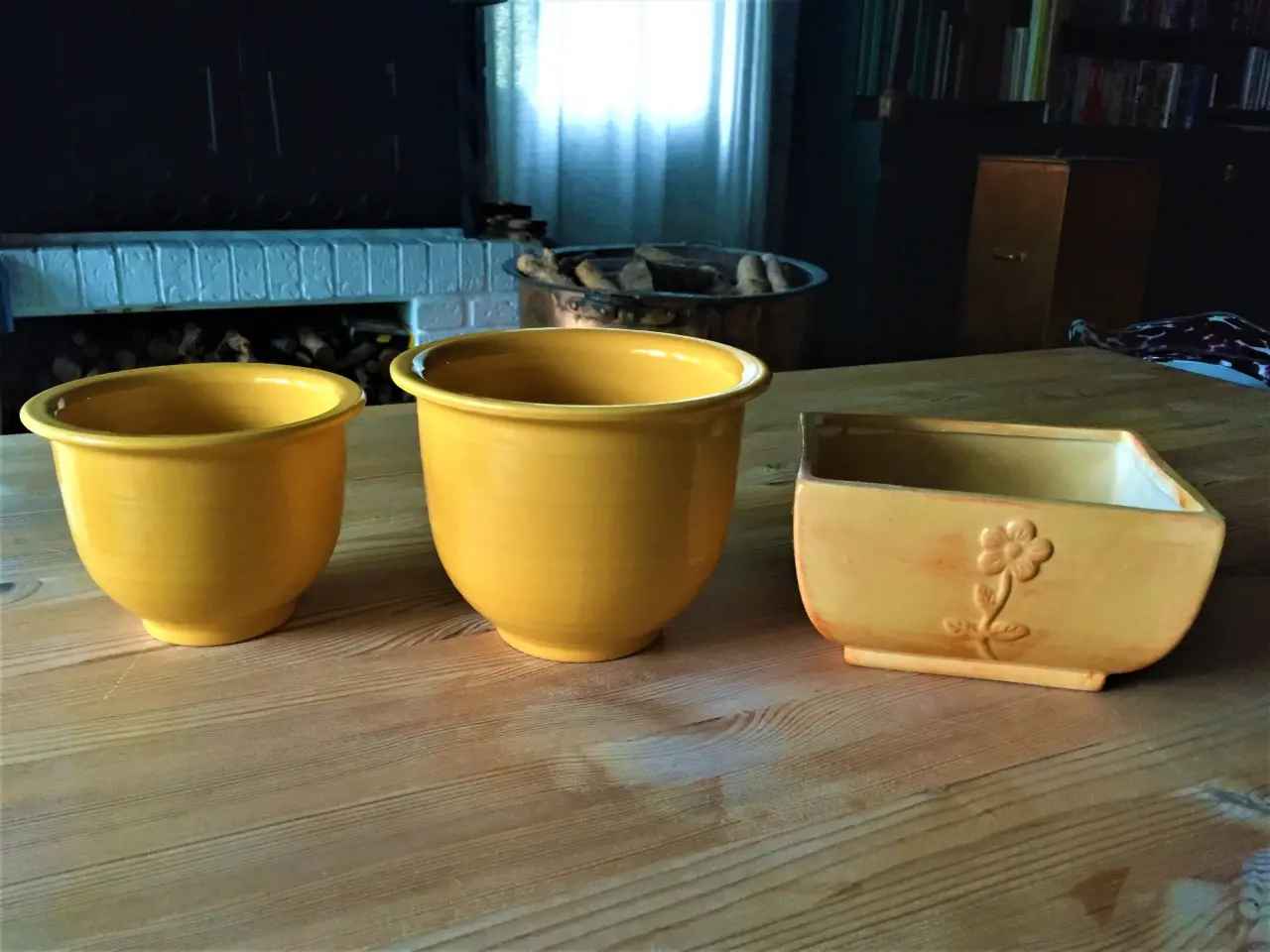 Billede 1 - Retro, 4 flotte urtepotteskjulere