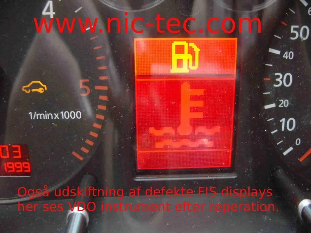 Billede 1 - Audi A4 Speedometer / kombi instrument