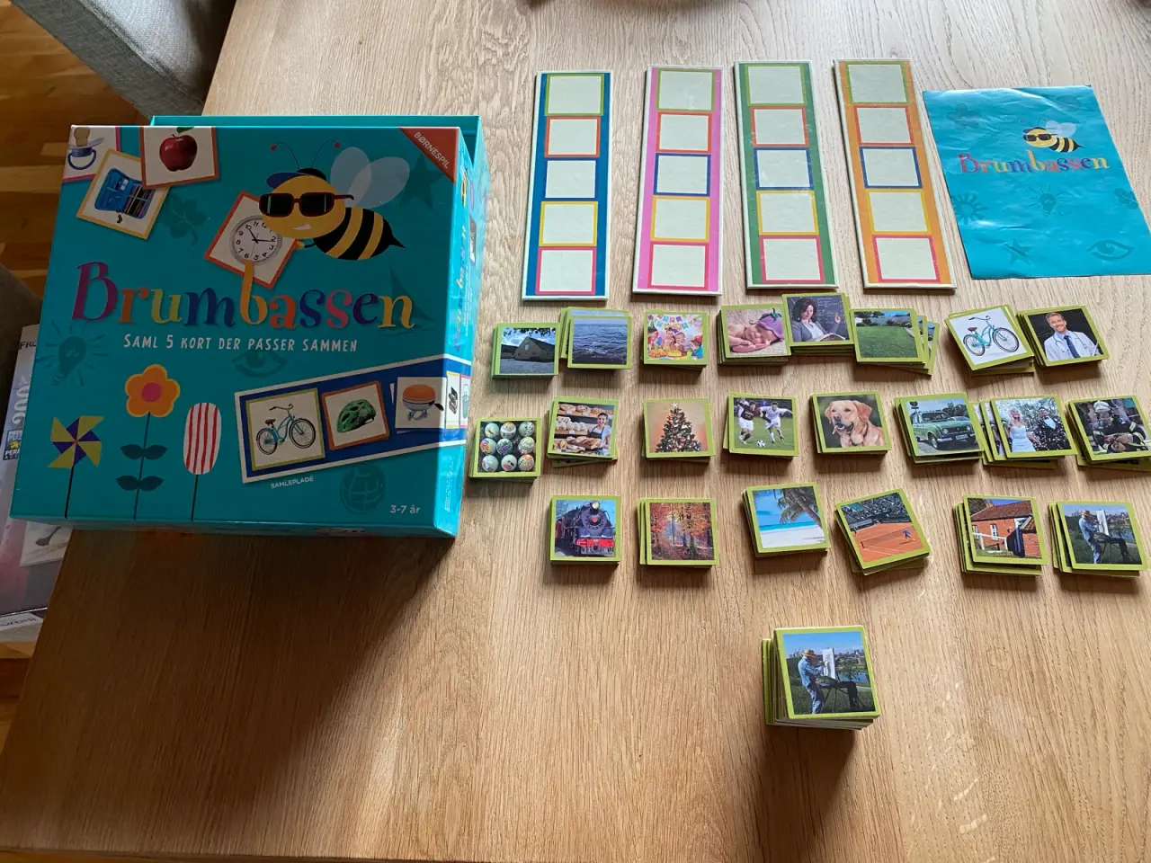 Billede 2 - Brumbassen børnespil 3-7 år. 45kr. Hama mosaik 40