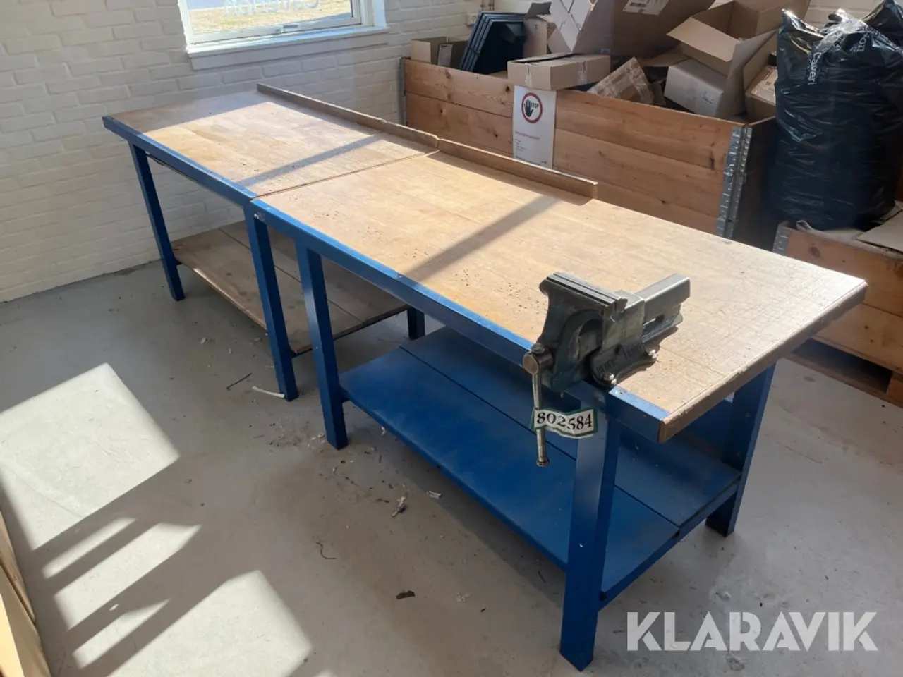 Billede 1 - Arbejdsborde Blika 2 Styk 150 x 78 cm