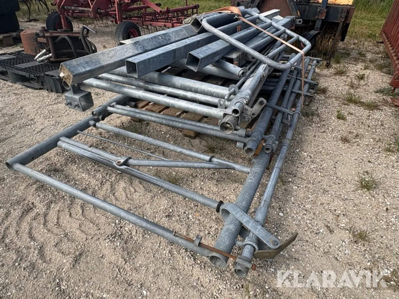 Billede 6 - Parti galvaniserede hegns- og fanggitre