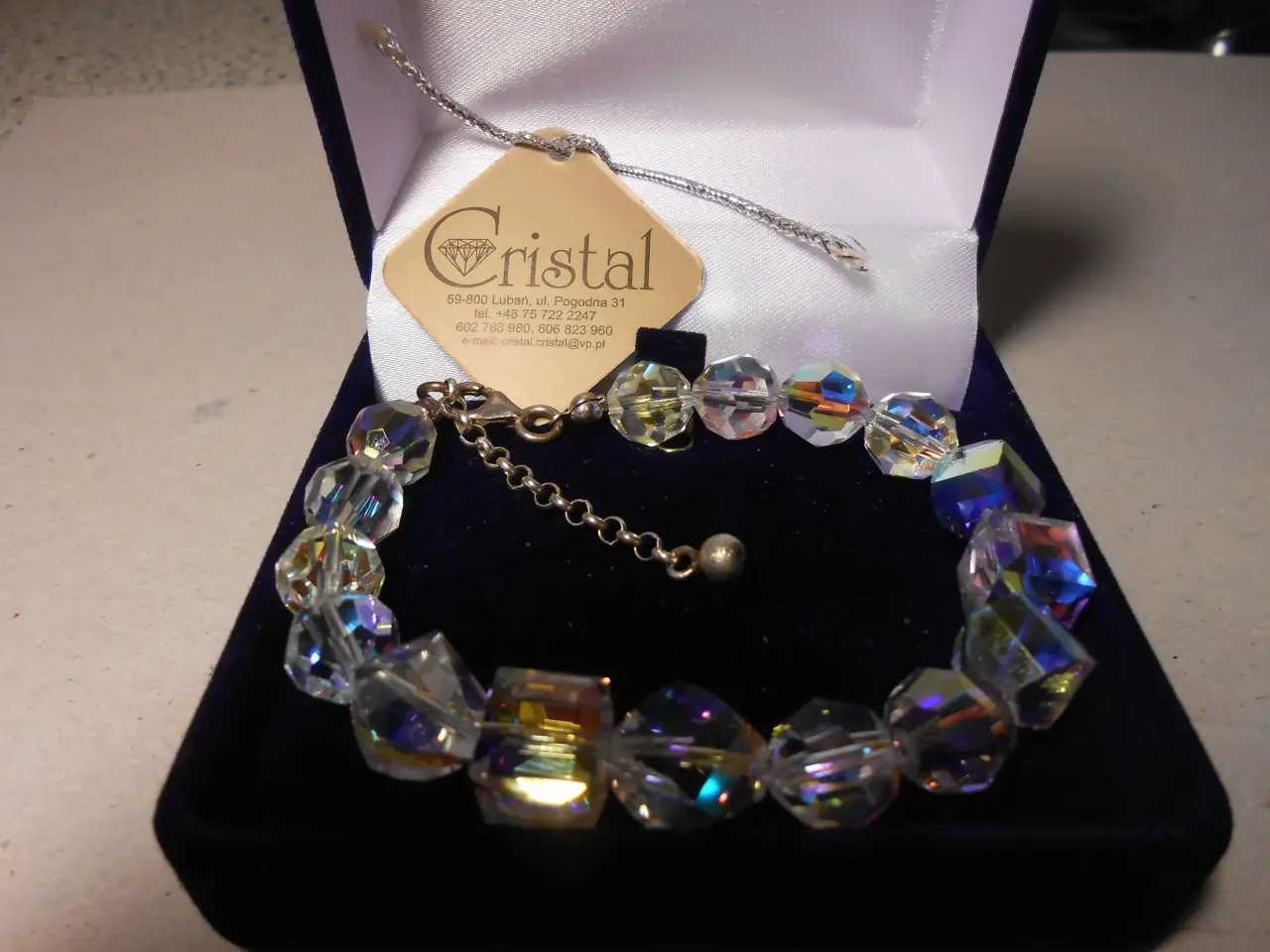 Billede 13 - Regulerbar Swarovski Cristal og Sølv Ring.
