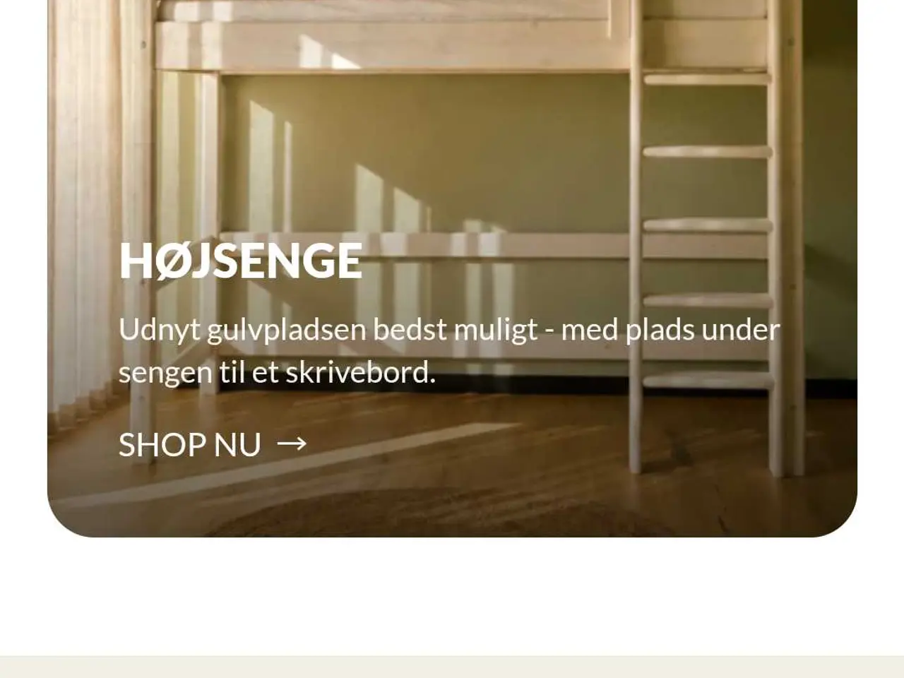 Billede 1 - Høj flexa seng fyrtræ 