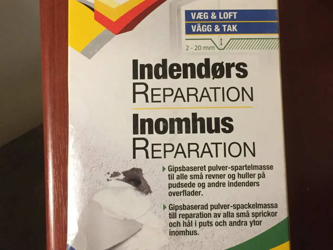 Billede 1 - Polyfilla indendørs reparation
