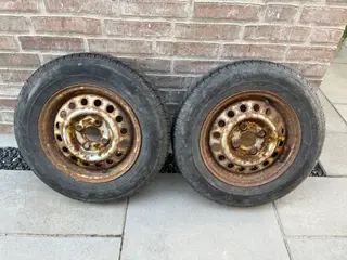 2 komplette Brenderup trailerhjul
