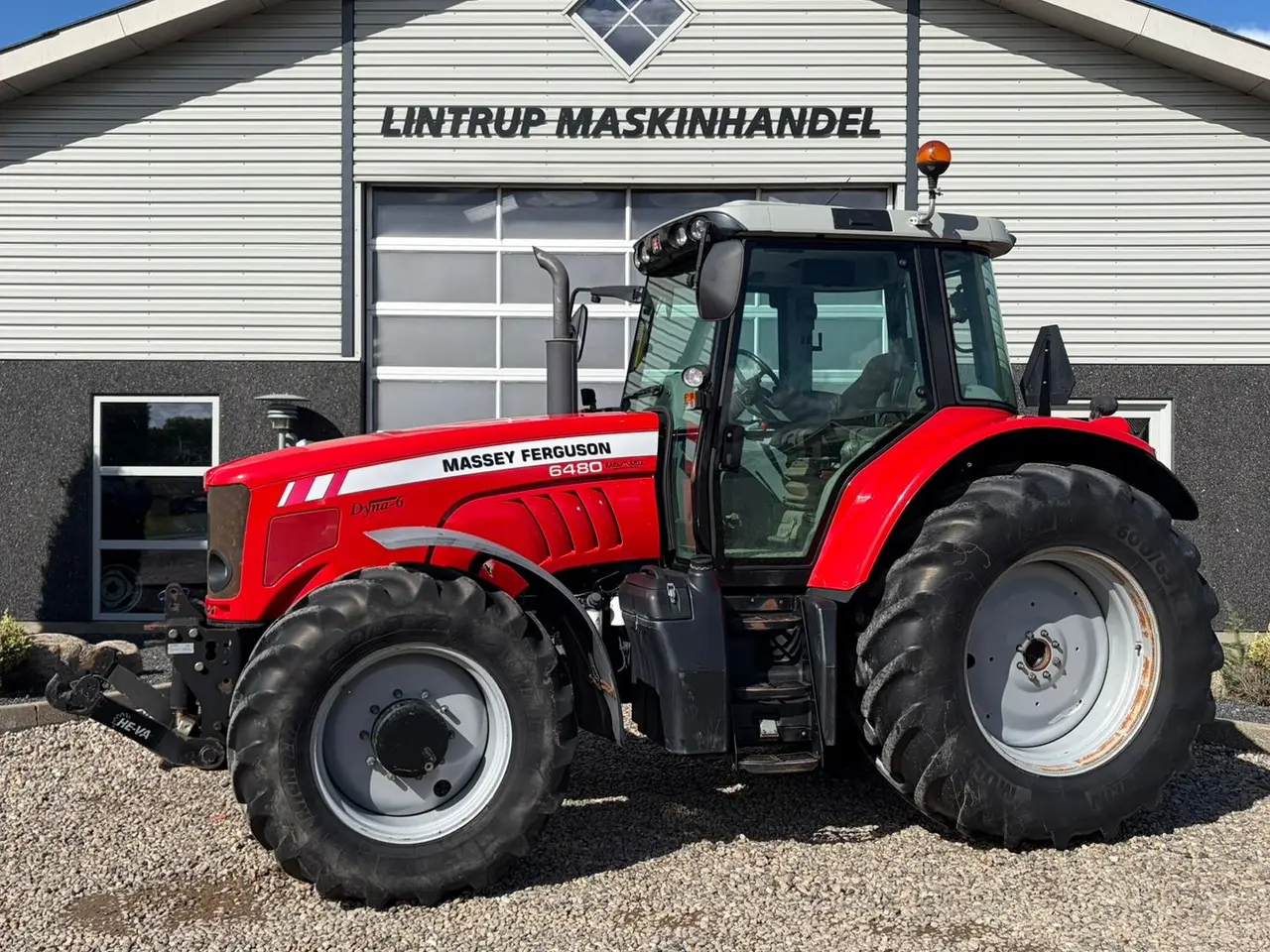 Billede 1 - Massey Ferguson 6480 Dyna 6 med frontlift Meget Veldholdt