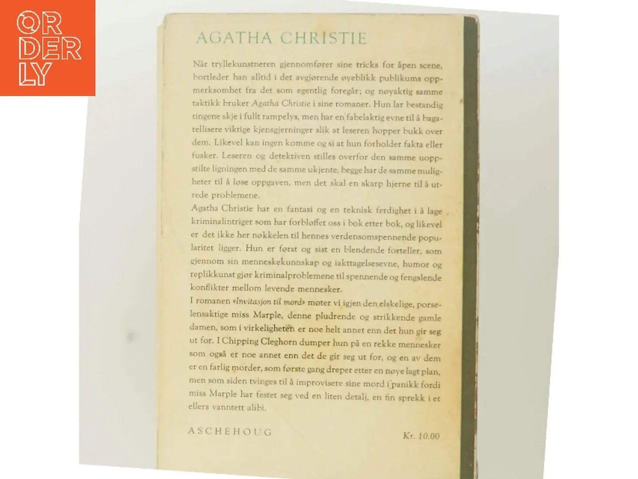Billede 3 - Agatha Christie bog: 'Invitasjon til mord'