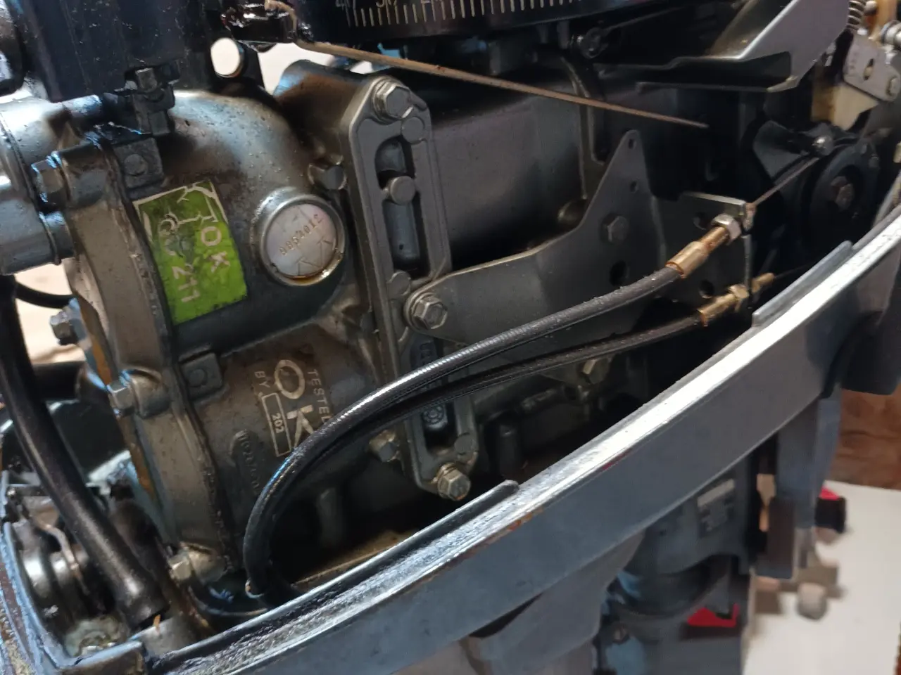 Billede 5 - Jolle 12 Fod 4 pers.10 HK motor