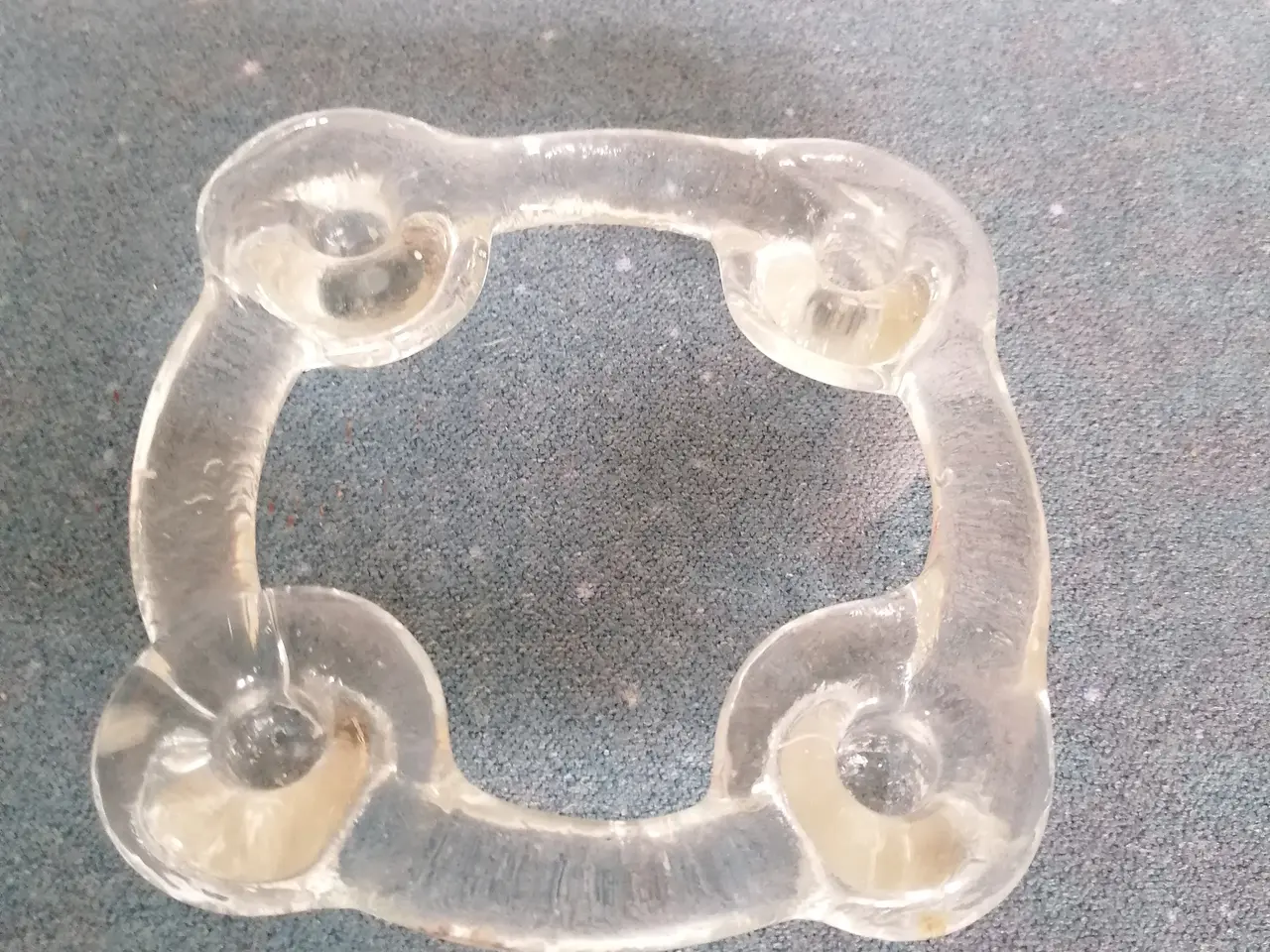 Billede 3 - Smuk Pukeberg Glassbrük Lysestage