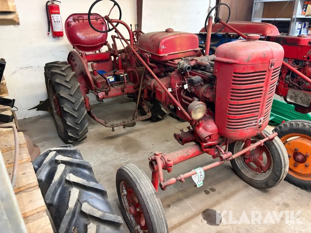 Billede 3 - Veterantraktor International Harvester Super A med plov