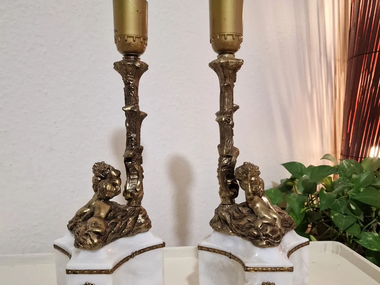 Billede 4 - Et par vintage bordlamper.