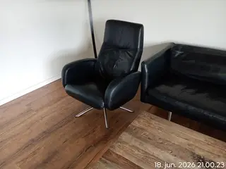 Læder sofa sæt til slag