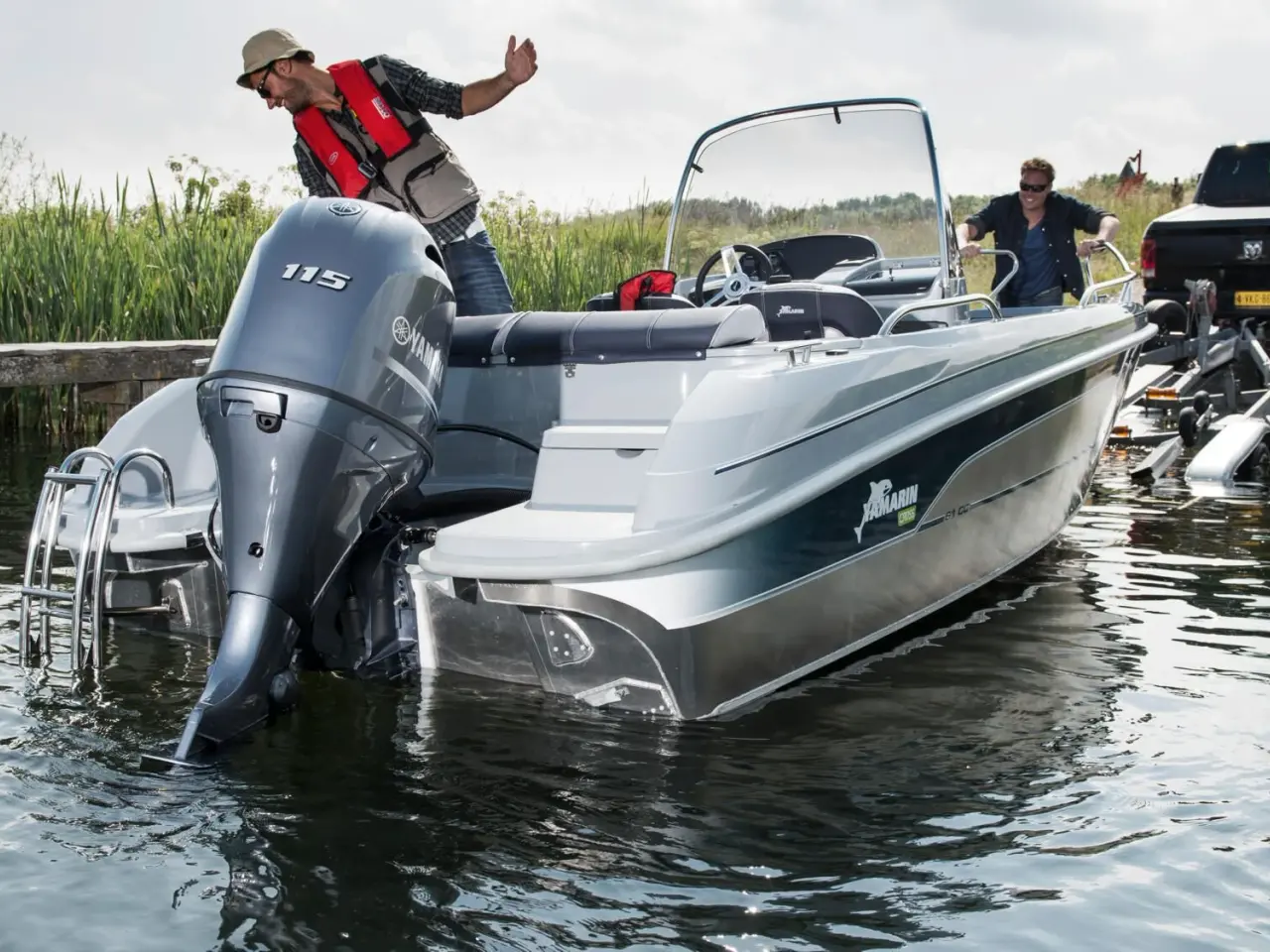 Billede 2 - Yamaha 115 HK - Fjernbetjent, Elektronisk start, Powertrim