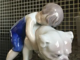 B&G Dreng med bulldog nr 1790