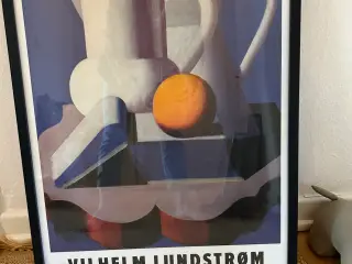 Indrammet plakat af Vilhelm lundstrøm