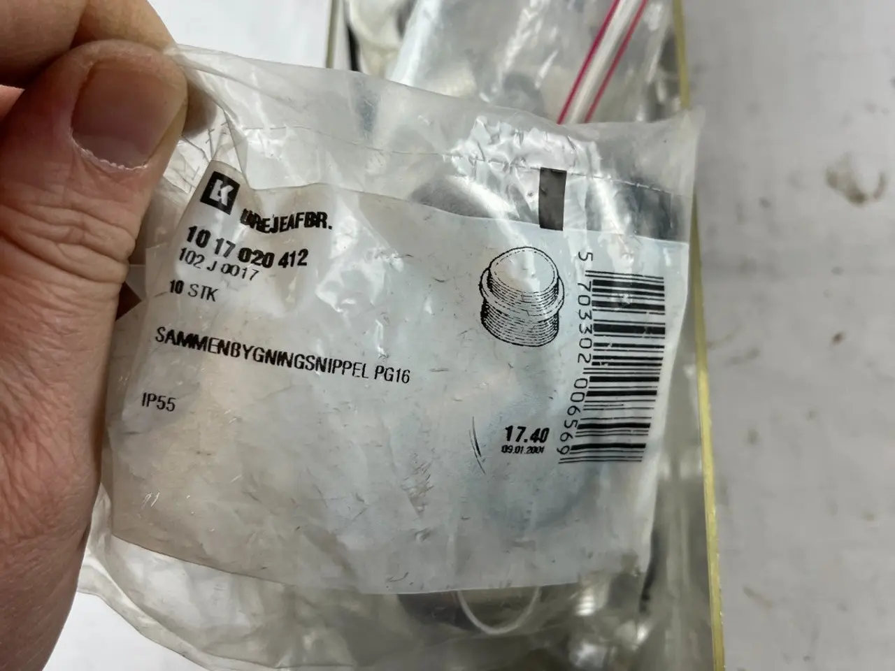 Billede 2 - LK 1017020412 PG16 Aluminum Coupling Nipples IP55