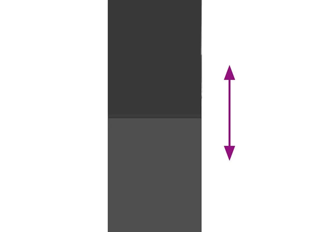 Billede 5 - Mørklægnings-rullegardin 80×210 cm - sort polyester (stofbredde 75,7 cm)