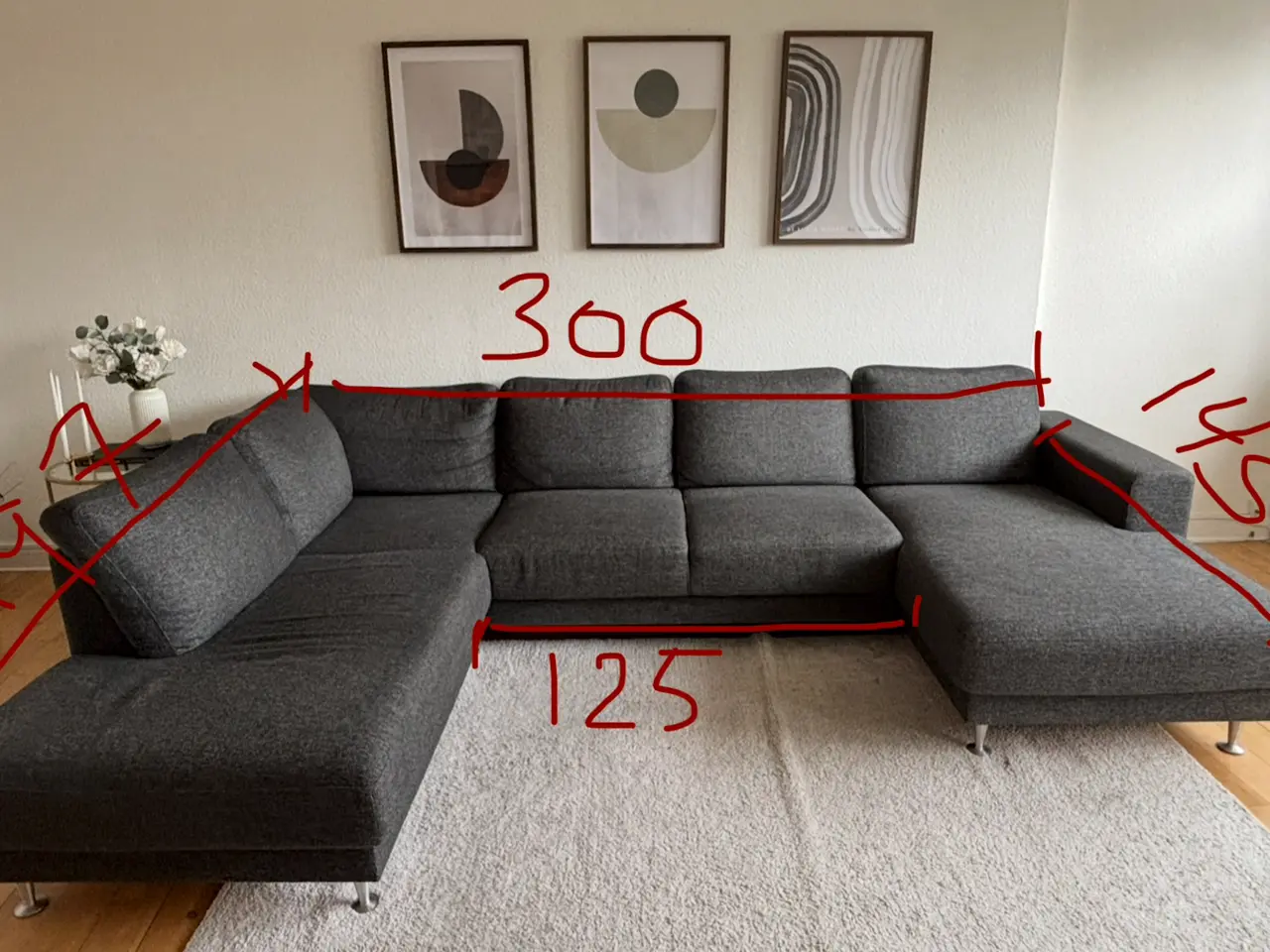 Billede 2 - Stor U sofa