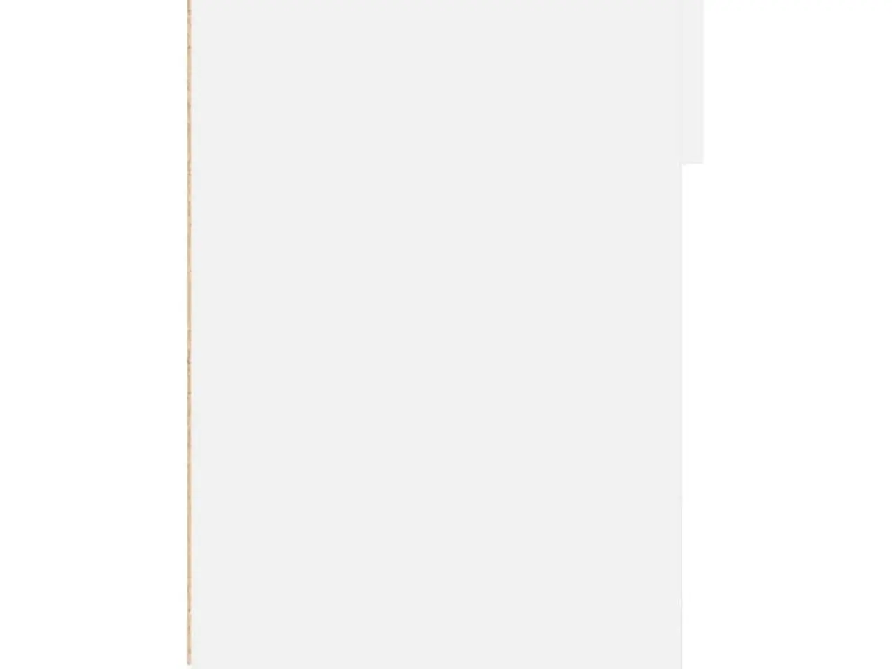 Billede 6 - Sengebord med skuffe 20×36×60 cm - hvid