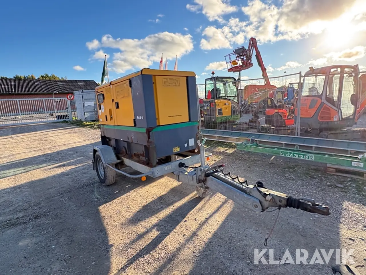 Billede 2 - Motorpumpe 6 tommer trailermonteret Atlas Copco PAS 6