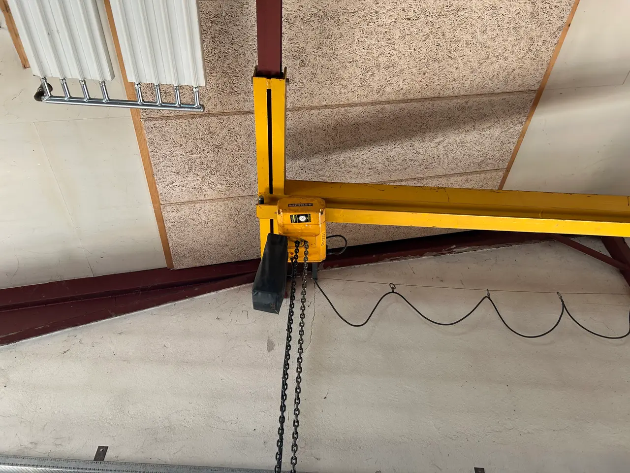 Billede 3 - Traverskran med el. kædetalje 1000 kg.