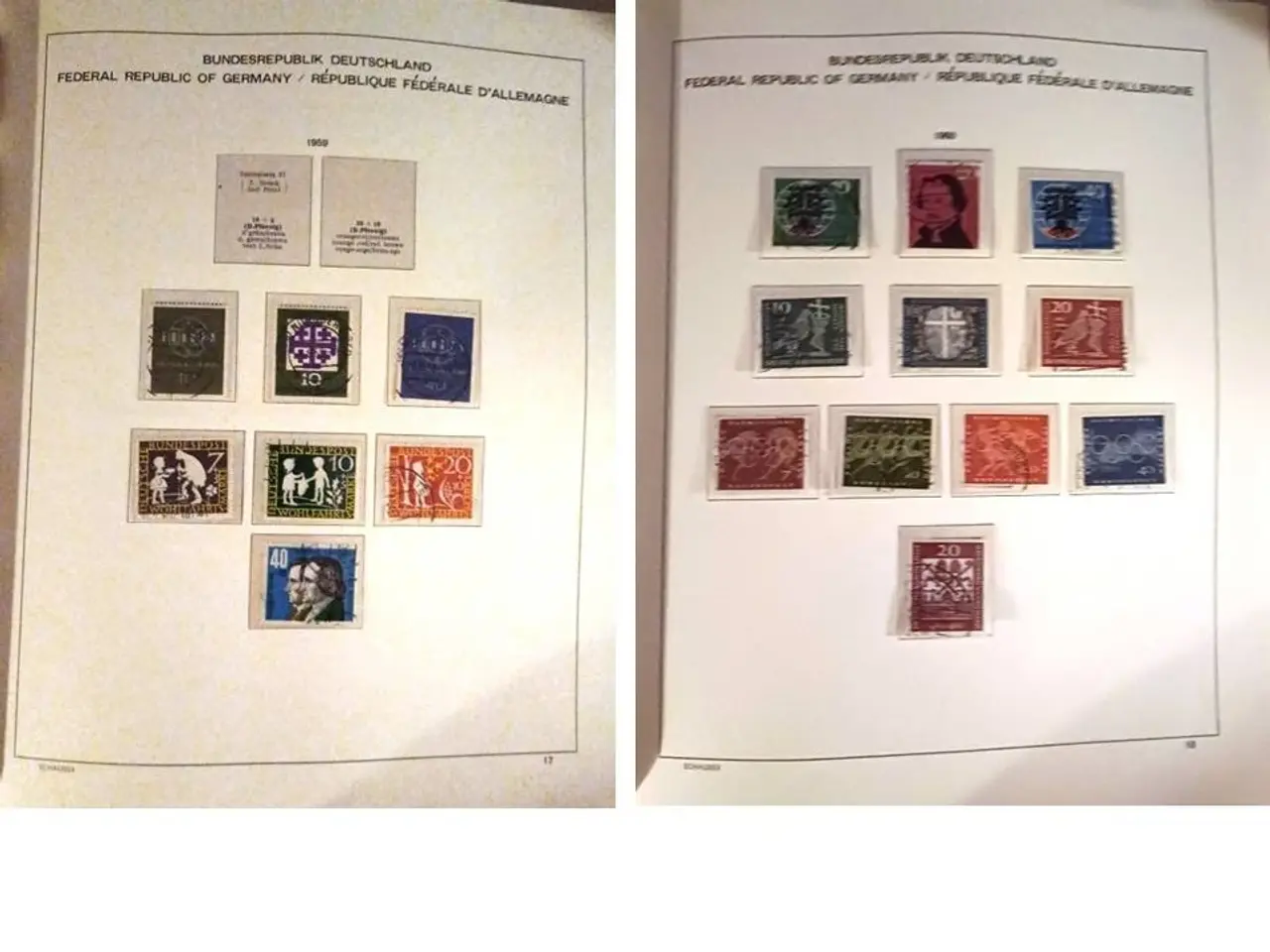 Billede 7 - Vesttyskland, samling i Schaubek album
