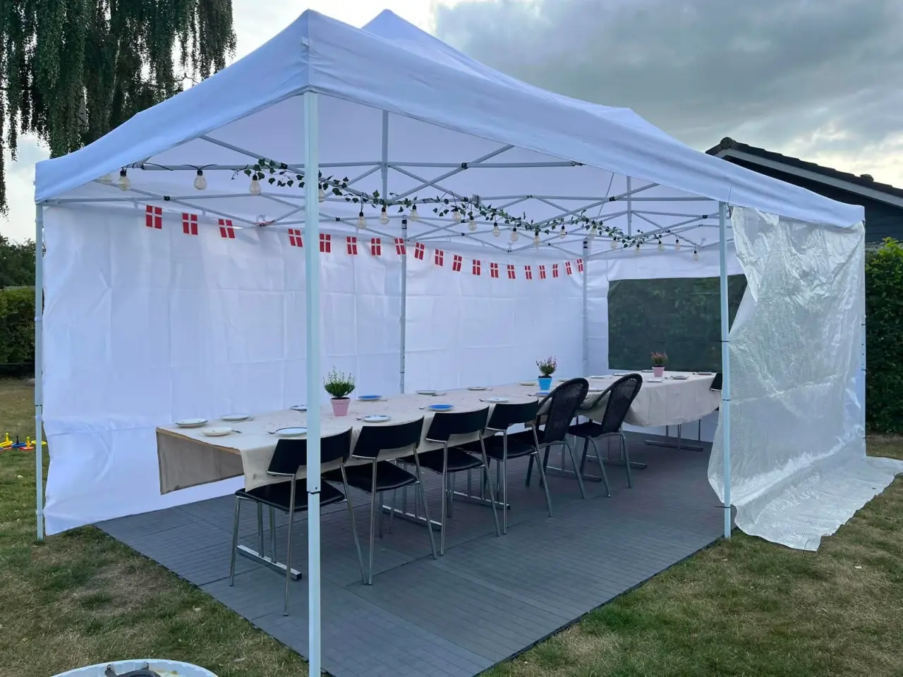 Billede 5 - 🎪 FESTTELT / PAVILLON TIL LEJE – 3 x 6 METER 🎪