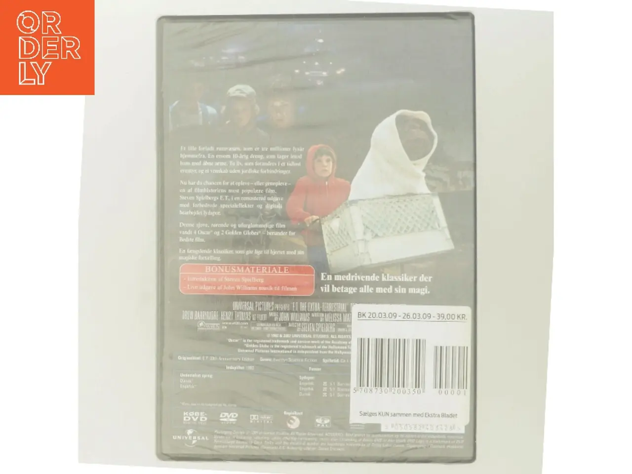 Billede 3 - E.T. The Extra-Terrestrial med Henry Thomas (DVD)