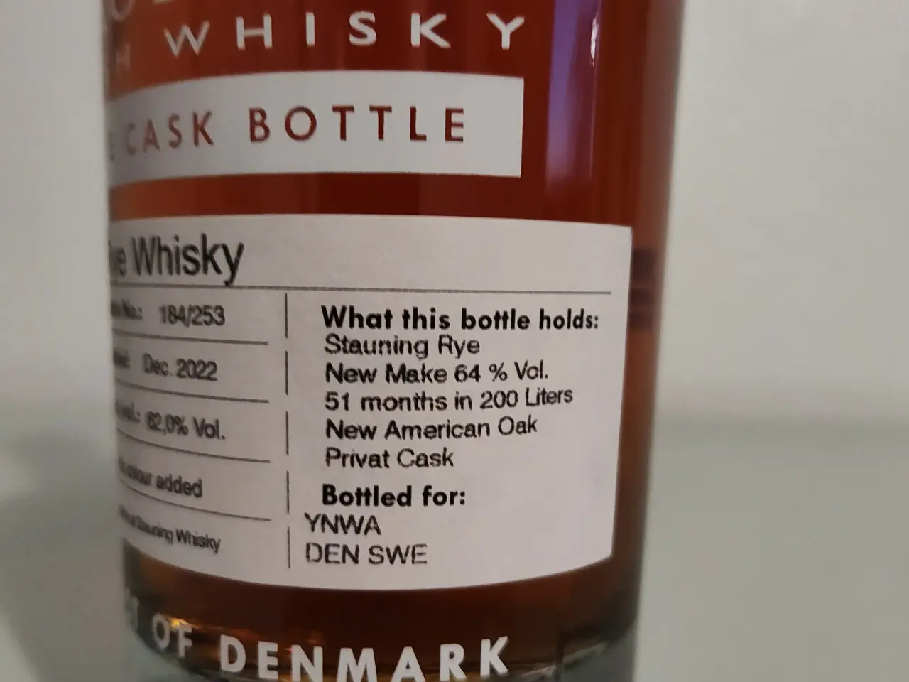 Billede 2 - Stauning whisky private cask