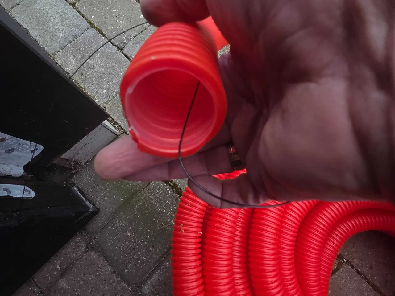 Billede 1 - Træk rør.
