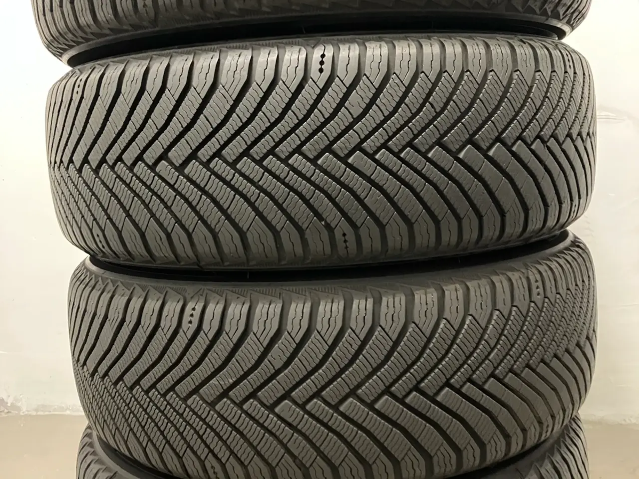 Billede 2 - 4 stk. Michelin Alpin vinterhjul  – 195/60 R16 (Fr