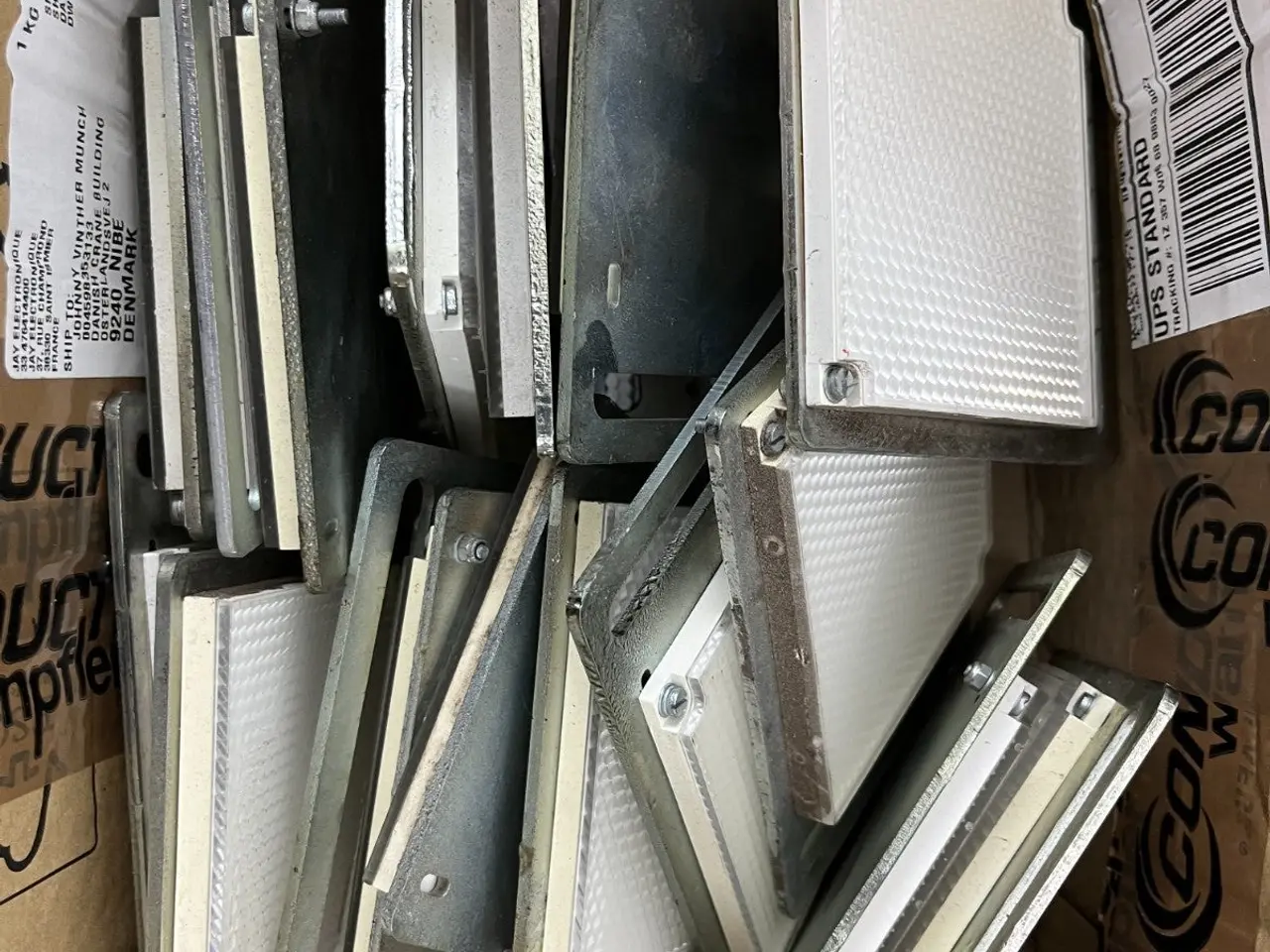 Billede 3 - parti of 20 Retro-Reflector Plates 10x10 cm
