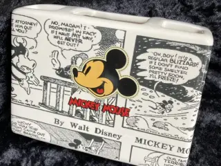 Tandbørsteholder i porcelæn – Mickey